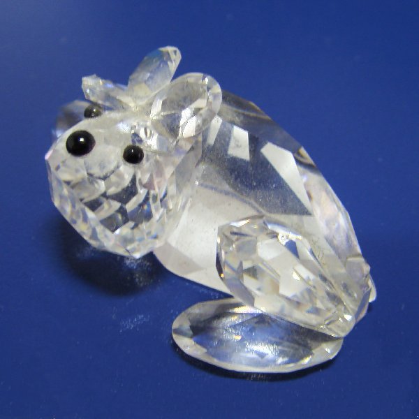 (a1057)Small crystal dog.